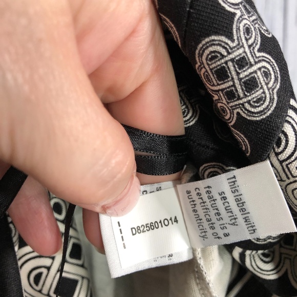 Diane Von Furstenberg Black/WhiteSilk-Jersey Dress - Picture 8 of 11